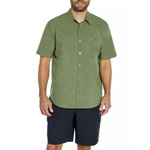Orvis Short Sleeve Shirt UPF 30+ Quick-Dry Vented Outdoor Travel Fishing L NWT